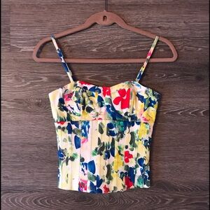 Alice + Olivia Multicolor Floral Top